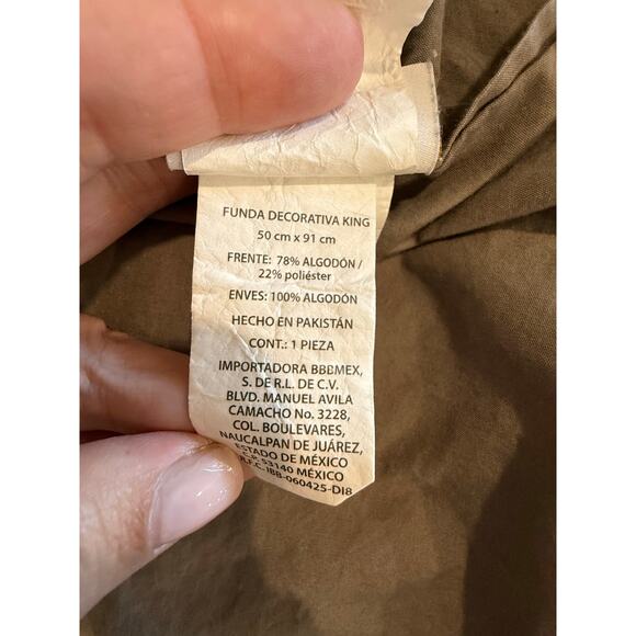 Global Caravan Zanzibar Pillow Shams Set Of 2 Bedding Boho - Picture 9 of 10